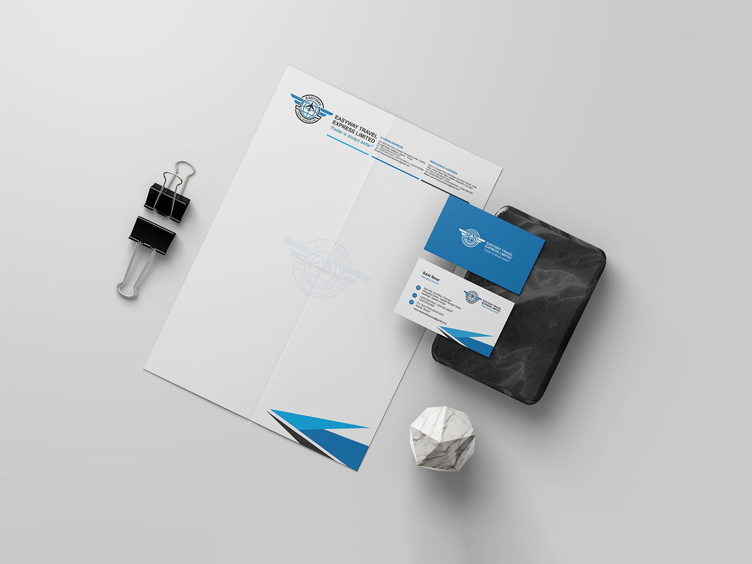 Logo + Business Card + Letterhead