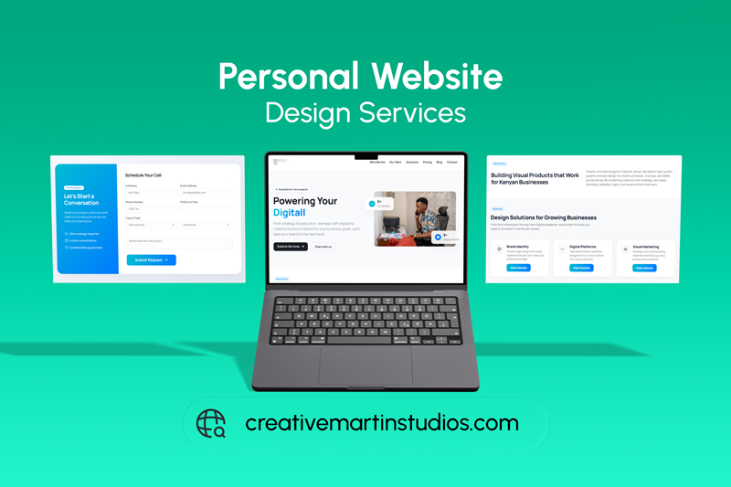 Personal Website Design Services in Kenya